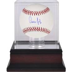 Display Cases Sports Fan Products Fanatics Authentic Aaron Judge New York Yankees Autographed Baseball and Mahogany Display Case