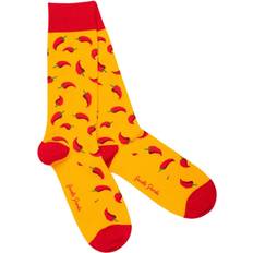 Swole Panda Mens Chilli Bamboo Socks Yellow