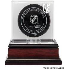 Vegas Golden Knights Sports Fan Products Fanatics Authentic Vegas Golden Knights Mahogany Hockey Puck Logo Display Case