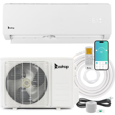 Winado 24000 BTU Ductless Mini Split Air Conditioner w/ Heater & Remote, Copper 13.38 H x 46.67 W x 10.23 D in s- Multi Color