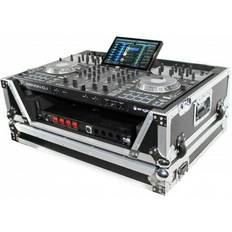 ProX Flight Case for Denon Prime 4 Standalone DJ System W-2U Rackspace and Wheels