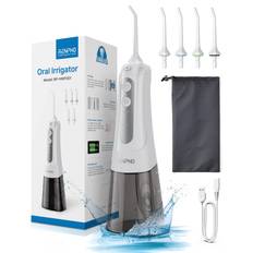 Electric Toothbrushes & Irrigators Renpho Cordless Water Flosser, DIY 4 Modes 5 Jet Tips, Professional Dental Oral Irrigator, 300ML Rechargeable IPX7 Waterproof Portable Water Teeth Pick Cleaner for Home Travel Braces Care with Bag