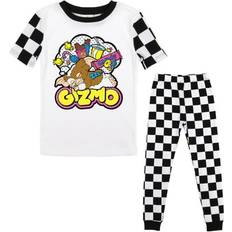 Pajamases BioWorld Girls Youth White Gremlins T-Shirt & Pants Sleepwear Set