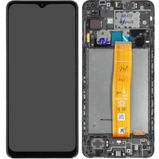 Samsung Reservskärmar Samsung Galaxy A12 LCD-skärm Svart