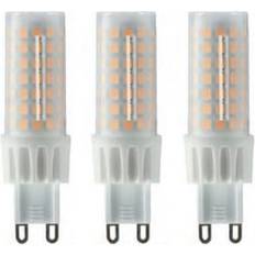 Light Bulbs Forum Dimmable G9 LED Frosted Lamp 6.7W 4000K Pack of 3