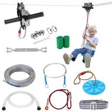VEVOR Zipline Kit 30 m Dragkedja 226 kg