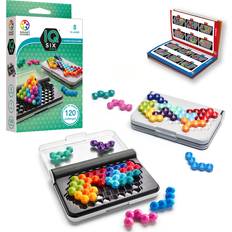 Smart Games SmartGames IQ Six Pro, a Travel Game for Kids and Adults, a Cognitive Skill-Building Brain Game Brain Teaser for Ages 8 & Up, 120 Challenges in Travel-Friendly Case
