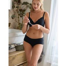 Pack of 3 Cotton Shorties for Maternity Black