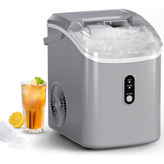 Ice Makers R.W.FLAME 33 Lb. Daily Production Nugget Clear Ice Portable Ice Maker, Countertop Ice Maker Machine w/ Self-Cleaning Function in Green s- Green