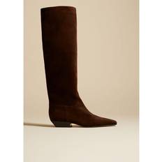 46 ½ Höga stövlar Khaite Suede Knee-High Boots - Brown