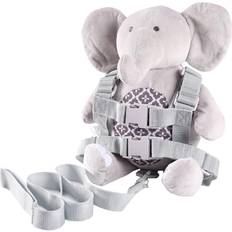 Safety Harness Berhapy Berhapy 2 in 1 Gray Elephant Toddler Safety Harness Backpack Children's Walking Leash Strap Baby Leash for 1-3 Years Old Kid Leash for Boys and Girls