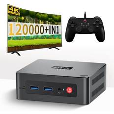 Game Consoles Kinhank Kinhank Mini PC,Super Console X PC Lite Retro Game Console with 120000 Games,Compatible with PSP/PS2/PS1/ARCADE/ATARI/SEGA/MAME,Win10 & Batocera 33 Game System in 1,4K Dual Output,2.4G 5G WiFi,BT