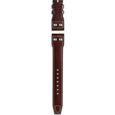 Watch Straps IWC IWC Calfskin Marron Brown For Folding Clasp XL Brown