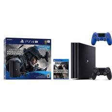 Game Consoles Sony Playstation 4 Pro 1TB Call of Duty Modern Warfare Holiday Bundle: 4 1TB Pro Console Jet Black, Call of Duty: Modern Warfare, Two DUALSHOCK 4 Wireless Controller