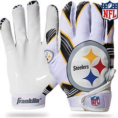 Gloves Franklin Sports Youth Football Receiver Gloves For Kids, NFL Team Logos and Silicone Palm