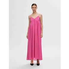 Selected Kurze Kleider Selected Ärmelloses Maxikleid Rosa