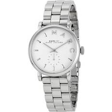 Marc Jacobs Armbandsur Marc Jacobs Damklocka MBM3242 Baker Vit/Stål Ø36.5 mm