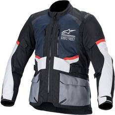 M Motorcycle Jackets Alpinestars Andes Air Drystar Jacket Deep Blue/Black/Ice Gray Textile Jacket