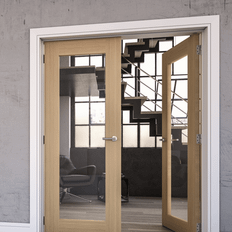 Deanta Oak Unfinished Walden Interior Door (x198.1cm)