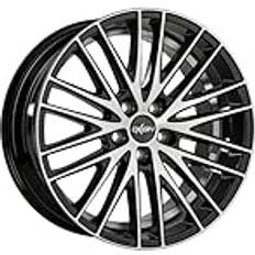 19" - 5/114.3 Car Rims Oxigin Oxspoke Black Full Polish 7.5Jx17 5x108 ET45