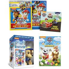 Movies Paw Patrol Nick Jr. Ultimate 3-DVD Collection: The Great Snow Rescue Marshall and Chase on the Case! Pups Save the Bunnies Plus Bonus Chase Plush Doll & Paw Patrol on the Roll Book