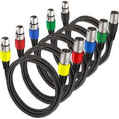 KINXIYU XLR Cable 30 FT/5 XLR XLR Patch 98.4ft
