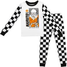 Black - Boys Nightwear BioWorld Youth Black Naruto Long Sleeve T-Shirt & Pants Sleepwear Set