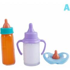 Fit 18 inch Baby Born American Doll Accessories Girl Magic Milk Bottle Pacifier Juice Bottle Doll Comfort Toy For Baby Gift