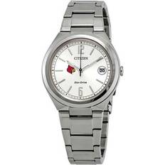 Watches Silver Louisville Cardinals Eco-Drive