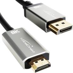 KabelDirekt 8K/4K DisplayPort 1.4 to HDMI Unbreakable