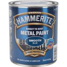 Hammerite Blå Målarfärg Hammerite slät Metallfärg Blå 0.75L