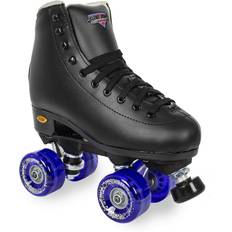 Black Roller Skates Sure-Grip Fashion Fame Outdoor Roller Skates