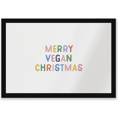 Decorsome Merry Vegan Christmas Entrance Mat
