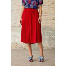 IN FRONT Midi Skirts Female - Red