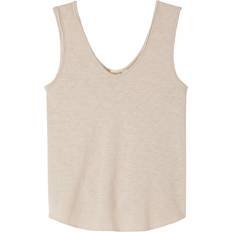 American Vintage Tank Tops American Vintage Son29ge24 Kvinde Tanktoppe Bomuld hos Magasin Beige