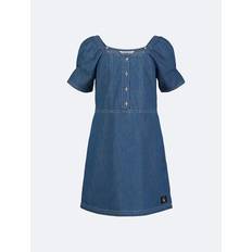 Calvin Klein Girls Dresses Children's Clothing Calvin Klein Girls' Girls Square Neck Denim Dress Blue