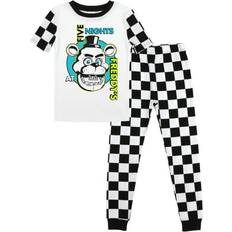 Nightwear BioWorld Youth White Five Nights at Freddy's T-Shirt & Pants Sleepwear Set