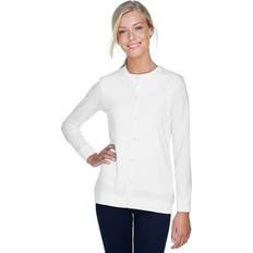 Modal Cardigans Ladies Perfect Fit Ribbon Cardigan - White