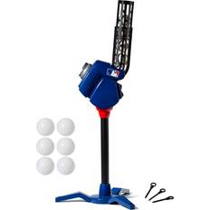 Baseball Pitching Machines Franklin Sports Baseball Pitching Machine Adjustable Baseball Hitting & Fielding Practice Machine For Kids with 6 Baseballs Great For Practice,Blue