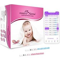 Easy Home 50 x Ovulation Test Strips and 20 x Pregnancy Test Strips Fertility Test Kit, Powered by Premom Ovulation Predictor iOS and Android App