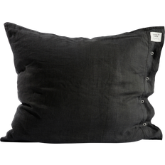 Enfärgade - Svarta Örngott Lovely Linen Misty Örngott Svart
