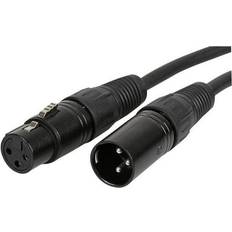 Pulse 10m 3-Pin XLR Plug To Lead Copper Conductors