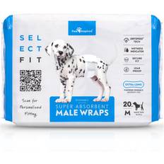 Select Fit Disposable Male Wrap Belly Band Dogs Absorbent Core Wetness
