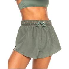 Dame - Grøn Badebukser Roxy Women's No Bad Waves Boardshort Boardshorts olivengrøn