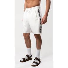 Armani Exchange White Trousers & Shorts Armani Exchange Logo Tape Jersey Shorts White