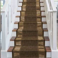 Carpets & Rugs runrug Alba Dark Stair Runners Select Brown