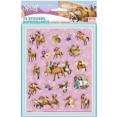 Unique Spirit Riding Free Sticker Sheets Assorted Designs 4 Pcs