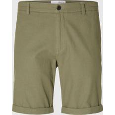 Selected Shorts Selected Bomull Flex Shorts Grön