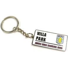 Aston Villa FC Park Street Sign Keyring - Multicoloured