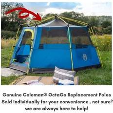 Camping & Outdoor Coleman Â Octago Replacement Poles Fibreglass Porch